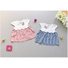 Babyfit Atasan Dress Baby Terusan WILLOW Baju Bayi Santai Impor Murah Cantik Kain Tenun Bunga