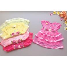 Babyfit TIGRESS FLOWER Rainbow Baju Cantik Tutu Pesta Bayi Anak Impor Murah Renda Kembang Bunga