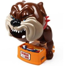 Bad Dog Game Beware Of The Dog Running Man Game Anjing Galak Games Toy Mainan Family Anak Dewasa Keluarga Teman Seru Keberuntungan Surprise Sensasi Kaget Crazy Bull Dog s4139 - Brown