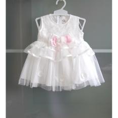 baju baby perempuan gaun anak dress bayi dress putih bayi dress pesta
