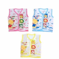 BAYIE - Baju Bayi Kutung/ Tanpa Lengan MELODY umur 0-6 bulan motif lucu/baju santai/baju rumah/anak laki-laki/anak perempuan