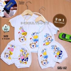 Baju Bayi / Setelan Bayi Motif 2 pcs / Setelan Baju Bayi 2 pcs / All About Friend 2 pcs / BY SBJ-02