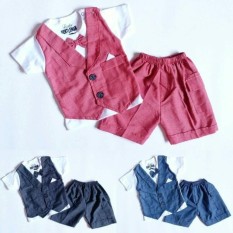 Baju Bayi Setelan Jas/Tuxedo Pesta/Kondangan Anak Laki-Laki Cowok