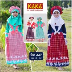 Baju Muslim Keke Gamis Katun GM 337 Branded Murah