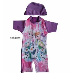 Baju Renang Bayi Karakter dengan Topi