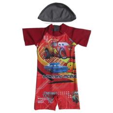 Baju Renang Bayi Karakter Dengan Topi