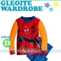 Baju Tidur Anak Piyama GW Spiderman Red Yellow
