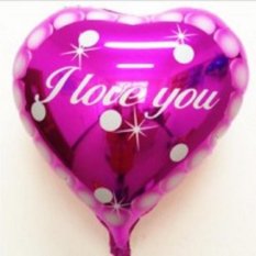 Balon Foil Love Motif I Love You