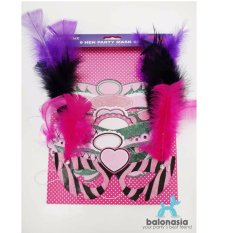 Balonasia Topeng Pesta Cantik Set (6 pcs)