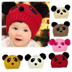 Bayi balita anak topi kupluk musim dingin hangat gadis bertudung topi rajutan syal Earflap - International