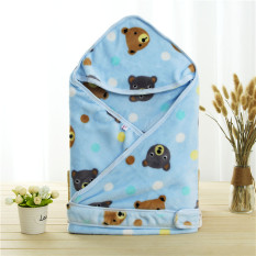 Bayi Baru Lahir Lembut Selimut Swaddling Stroller Bungkus Selimut Bayi-Intl