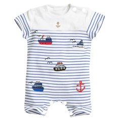 Bayi Katun Panas Musim Bodysuits T-shirt Baju Lengan Bang Pendek Anak With A Baru Lahir Anak Perempuan Balita Baju Monyet Kain-A