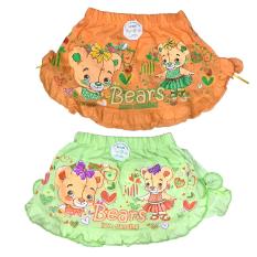 BAYIe - 2 PCS Rok + Celana Bayi Perempuan / Cewek Motif lucu bahan 100% Katun