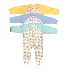 BAYIe - 3 pcs Baju Bayi model Jumper motif lucu MOM'S GIFT usia 0 - 6 bulan 100{55e037da9a70d2f692182bf73e9ad7c46940d20c7297ef2687c837f7bdb7b002} katun/pakaian bayi tidur/baju bayi new born