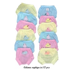 Bayie - Celana Segitiga Bayi MELODY isi 12 pcs umur 0-6 bulan