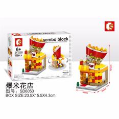 BB Mart Sembo Block Chain Store SD6050 118 Pcs - Mainan Susun Bangunan Gedung