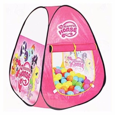 BB Mart Tenda Mainan Anak Segitiga - Mainan Tenda Karakter Little Pony