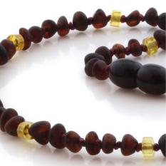 BE113 Kalung Amber pereda nyeri tumbuh gigi anak.