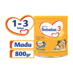 Bebelac 3 Bebenutri Plus Susu Pertumbuhan - Madu - 800 gr