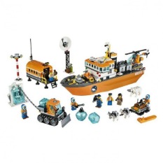 Bela 10443 760 Buah Kapal Pemecah Es Arktik Buildinlg Kota Model Kit Minifigures Blok Batu Bata With Toys Kompatibel Legoe 60062