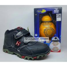 BERHADIAH ! Sepatu Sekolah HOMYPED KENZO 01 BLACK Size 31-34