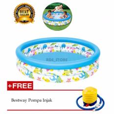 Bestway Kolam Renang Anak Ocean Life Pool - 122 cm x 25 cm