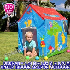 Bestway Playhouse Tent for Kids Big Size Mainan Tenda Rumah Indoor Outdoor Anak Cerah Biru