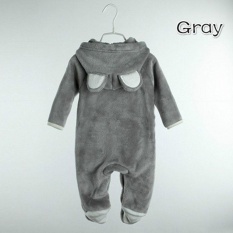 Keluarga Besar: Aksesoris Bayi Dekorasi Bayi Anak-anak Bayi Baju Monyet Bodysuits Coverall Hewan Pola Hangat Padded Pakaian-Intl