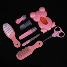 Keluarga Besar: Bayi Perawatan Pribadi 8 Pcs Baby Kids Nail Rambut Perawatan Kesehatan Set Thermometer Grooming Brush Kit 2017-Intl