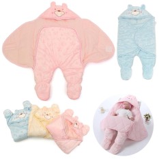 Selimut Sleeping Tas Hangat Alas dengan Lembut Paduan Katun untuk Bayi Yang Baru Lahir Bayi Kuning-Internasional