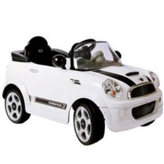 BMW Mini Cooper Mobil Mainan Aki Junior W446EQ White
