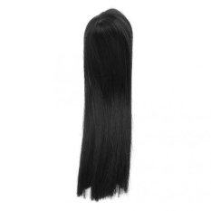 Bolehdeals Hitam Panjang Rambut Palsu Lurus Sopak untuk 1/6 Boneka BJD Sd-Intl