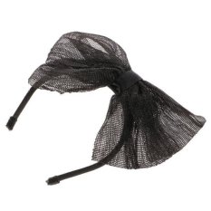Bolehdeals Lucu Ikatan Simpul Karet Rambut Ikat Kepala Alice Tali untuk 1/6 BJD Sd Luts Boneka Hitam-Internasional