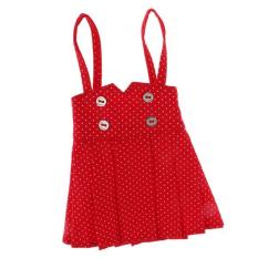 Bolehdeals Merah Burik Tali Ikat Gaun Gaun Rok Pakaian untuk 1/4 Boneka BJD Sd-Internasional