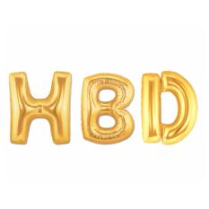 BonBon Balon Foil Ulang Tahun HBD