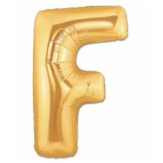 BonBon Balon Foil Ulang Tahun Huruf 'F'