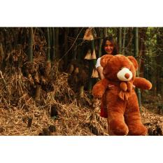 Boneka Beruang Teddy Bear Cokelat Jumbo 120 CM Besar Banget Promo Terlaris