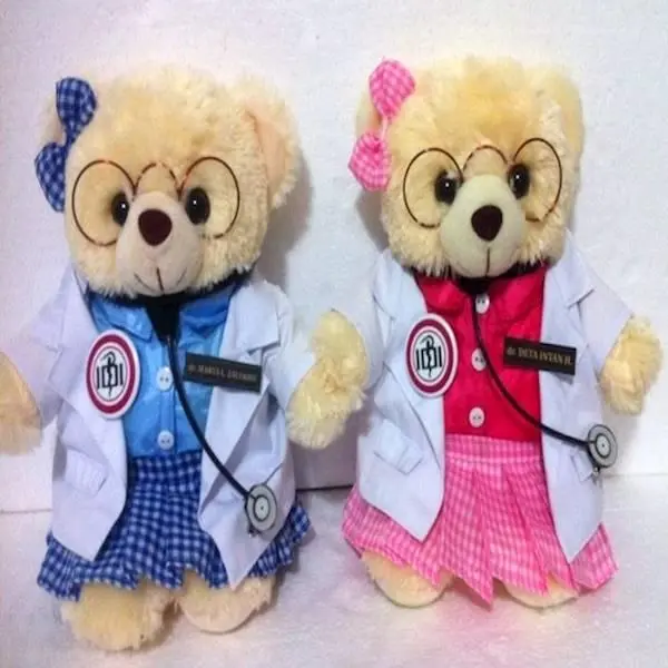 boneka profesi dokter bear 28