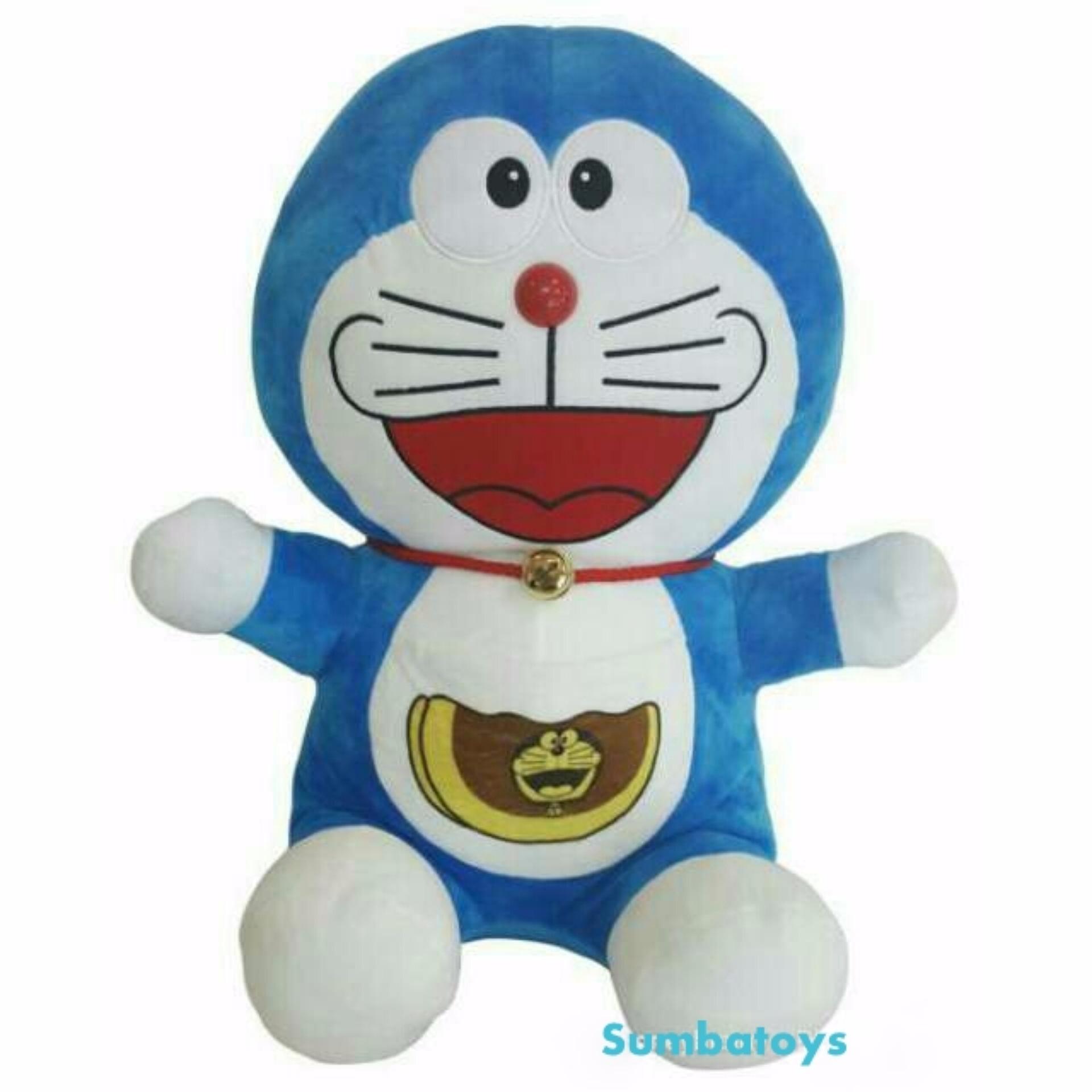 Boneka doraemon jumbo 50cm Tertawa