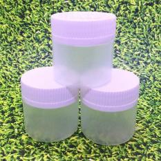 Botol Doff 120 Gram Cup Slime / Pot Lulur Lem Povinal Wax Pomade Clear - 67E56C - Original Asli