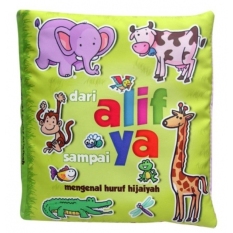 Buku Kainku / Soft Book / Cloth Book / Washable Book - Alif Sampai Ya
