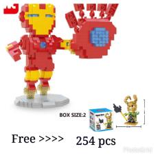 ( Buy 1 Get 1 Free ) Bricks Wise Hawk 2241 Superhero Free Hsanhe 8110 Superhero