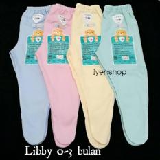Celana Panjang Bayi Libby New Born(0-3 Bulan) Tutup Kaki