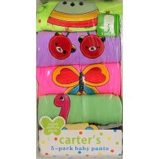 celana panjang merk carter 5 in 1 cewek uk 6 bulan motif 1