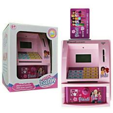 CELENGAN ATM MINI HELLO KITTY MESIN HITUNG SALDO UANG KERTAS DAN KOIN