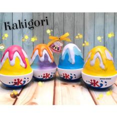 Chawa Kakigori Squishy - Yellow Topping Pink