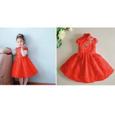 Cheongsam/Dress Imlek - Red Carter Love