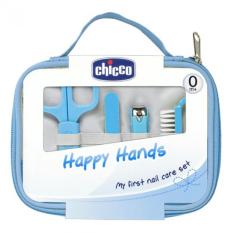 CHICCO Italy Happy Hands Manicure Set Gunting Perawatan Kuku Bayi - Biru
