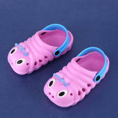 Anak Kartun Caterpillar Gaya Sandal (Merah Muda)