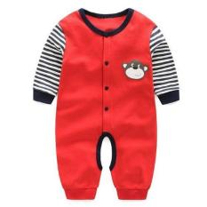 Anak-anak Newborn Bayi Pakaian Bayi Musim Semi Musim Panas Musim Gugur Pakaian Bayi Monyet Jumpsuit Merah Climbing Body Suits-Intl